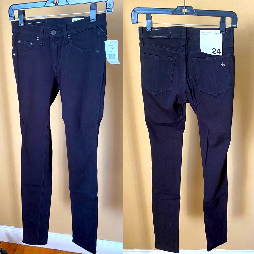 Rag & Bone black blush legging jean